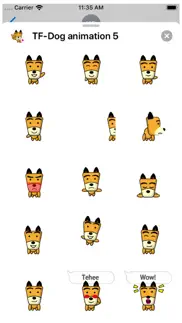 tf-dog animation 5 stickers iphone images 3