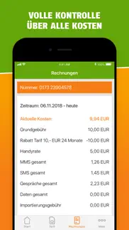 klarmobil.de - die service app iphone bildschirmfoto 4