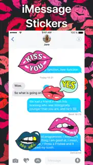 sexy lips flirting stickers iphone images 3