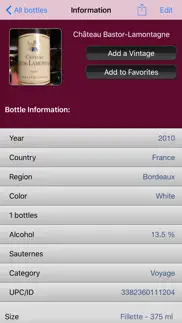 wine cellar import pro iphone capturas de pantalla 4