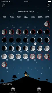 calendrier phases de la lune iPhone Captures Décran 4