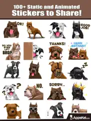 pit bull dogs emoji stickers ipad images 2