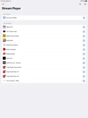 audio stream player iPad Captures Décran 1