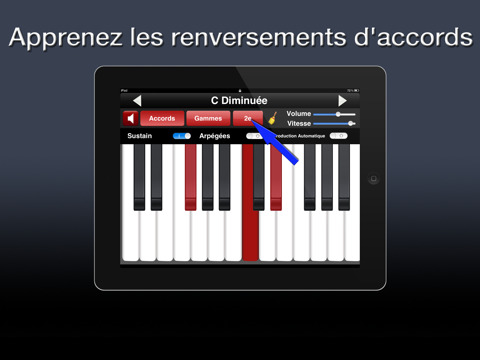 accords et gammes pour piano iPad Captures Décran 2