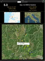 quakewatch iPad Captures Décran 2