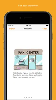 genius fax - faxing app iPhone Captures Décran 2