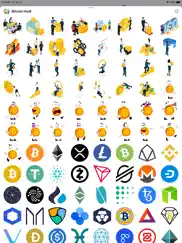 bitcoin crypto hodl stickers айпад изображения 2