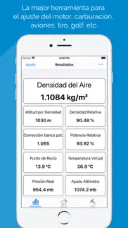 medidor de densidad del aire iphone capturas de pantalla 1