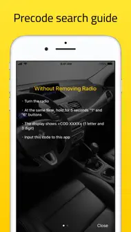 Radio Code for Renault Stereo iphone bilder 2