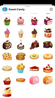 sweet candy goodies stickers iPhone Captures Décran 2