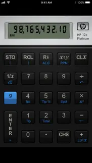 hp 12c platinum calculator iphone resimleri 2