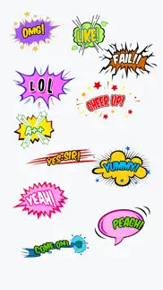 comic 3d - animated stickers iphone images 3