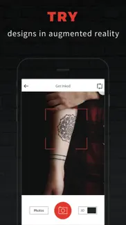 inkhunter pro tattoos try on iphone resimleri 2