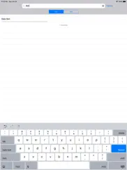 contacts last entries & search ipad images 2