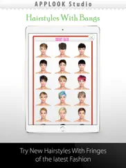 coiffure essayer su frange pro iPad Captures Décran 3