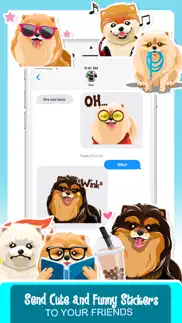 pomeranian dog emoji stickers iphone images 4