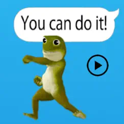animated dancing frog chating logo, reviews
