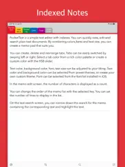 pockettext - indexed notes ipad images 1