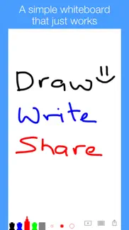 simple whiteboard by qrayon iPhone Captures Décran 1