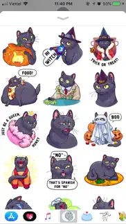 cat halloween emoji stickers iphone images 1