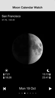 moon calendar watch iphone capturas de pantalla 2