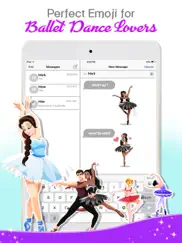 ballet dancing emoji stickers ipad images 1