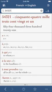 ultralingua french-english iphone images 3