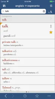 ultralingua esperanto-anglais iPhone Captures Décran 1