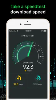 speed test, network analyzer iPhone Captures Décran 2