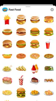 fast food mc burger stickers iphone capturas de pantalla 1