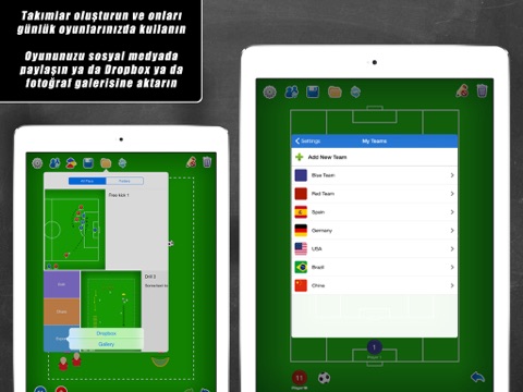 futbol: taktik tahtası++ ipad resimleri 3