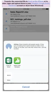 pdf to excel by pdf2office iphone images 4