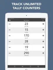 tally counters iPad Captures Décran 1