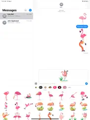 flamingo birdy stickers ipad images 3