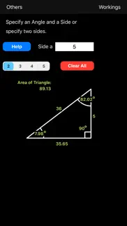 angles calculator iPhone Captures Décran 2