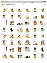 tf-dog animation 8 stickers ipad images 2