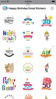 happy birthday emoji stickers iphone images 2