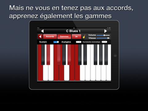 accords et gammes pour piano iPad Captures Décran 3