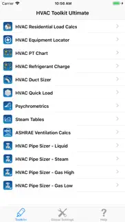 hvac toolkit ultimate iphone capturas de pantalla 1