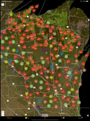 wisconsin mushroom forager map ipad images 1