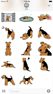 cute welsh terrier dog sticker iphone images 2