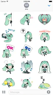 miku and team hd sticker iphone images 1