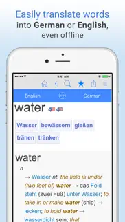 english-german dictionary. iphone images 1