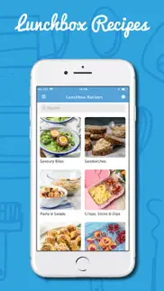lunchbox recipes iphone capturas de pantalla 1