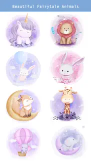 fairytale baby animal stickers iphone images 3