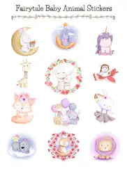 fairytale baby animal stickers ipad images 1