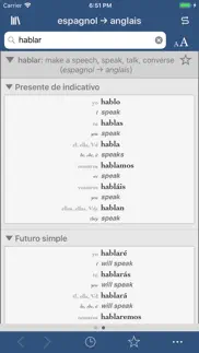 ultralingua espagnol-anglais iPhone Captures Décran 2