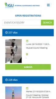 igu meetings iphone capturas de pantalla 1