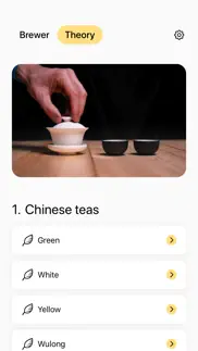 the great tea app iPhone Captures Décran 2