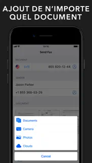 fax app: envoyer un fax iPhone Captures Décran 3